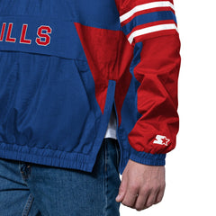 Buffalo Bills Starter Vintage Logo Prospect Half-Zip Pullover | NFL Discount
