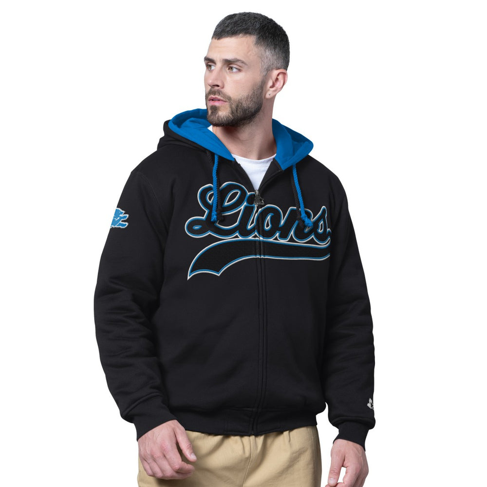 Detroit Lions Starter Big Shot Full-Zip Double Hoodie | NFL Discount