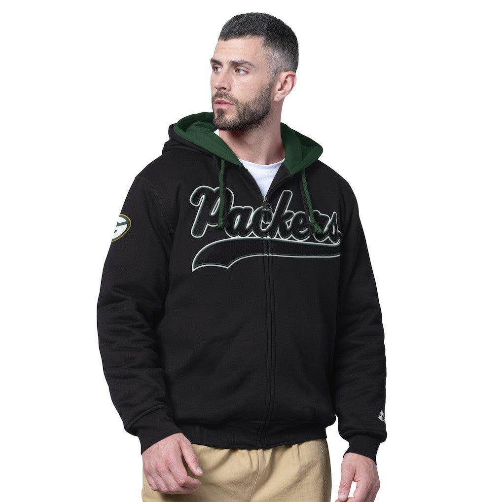 Green Bay Packers Starter Big Shot Full-Zip Double Hoodie | NFL US