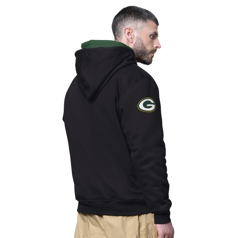Green Bay Packers Starter Big Shot Full-Zip Double Hoodie | NFL US