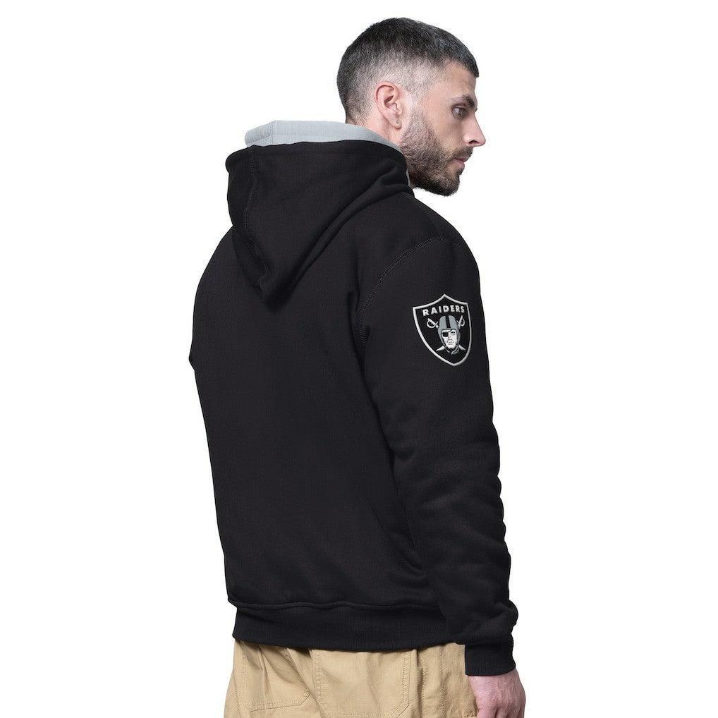 Las Vegas Raiders Starter Big Shot Full-Zip Double Hoodie | NFL Hot