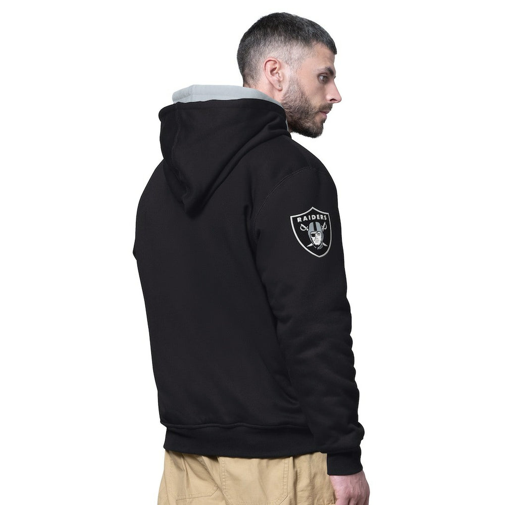 Las Vegas Raiders Starter Big Shot Full-Zip Double Hoodie | NFL Hot