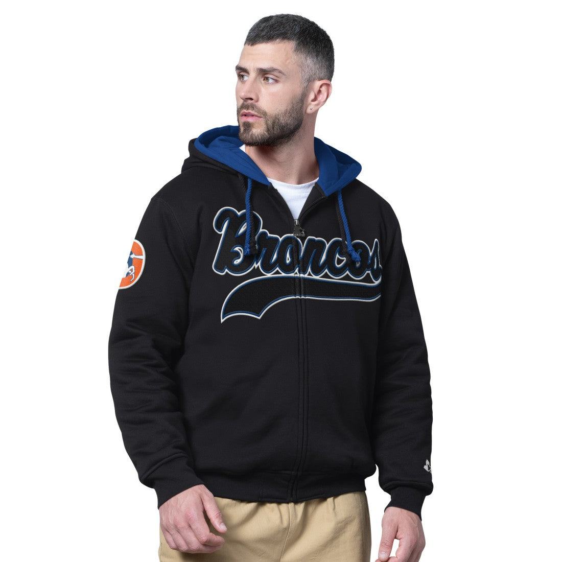 Denver Broncos Starter Big Shot Throwback Full-Zip Double Hoodie | NFL Near me