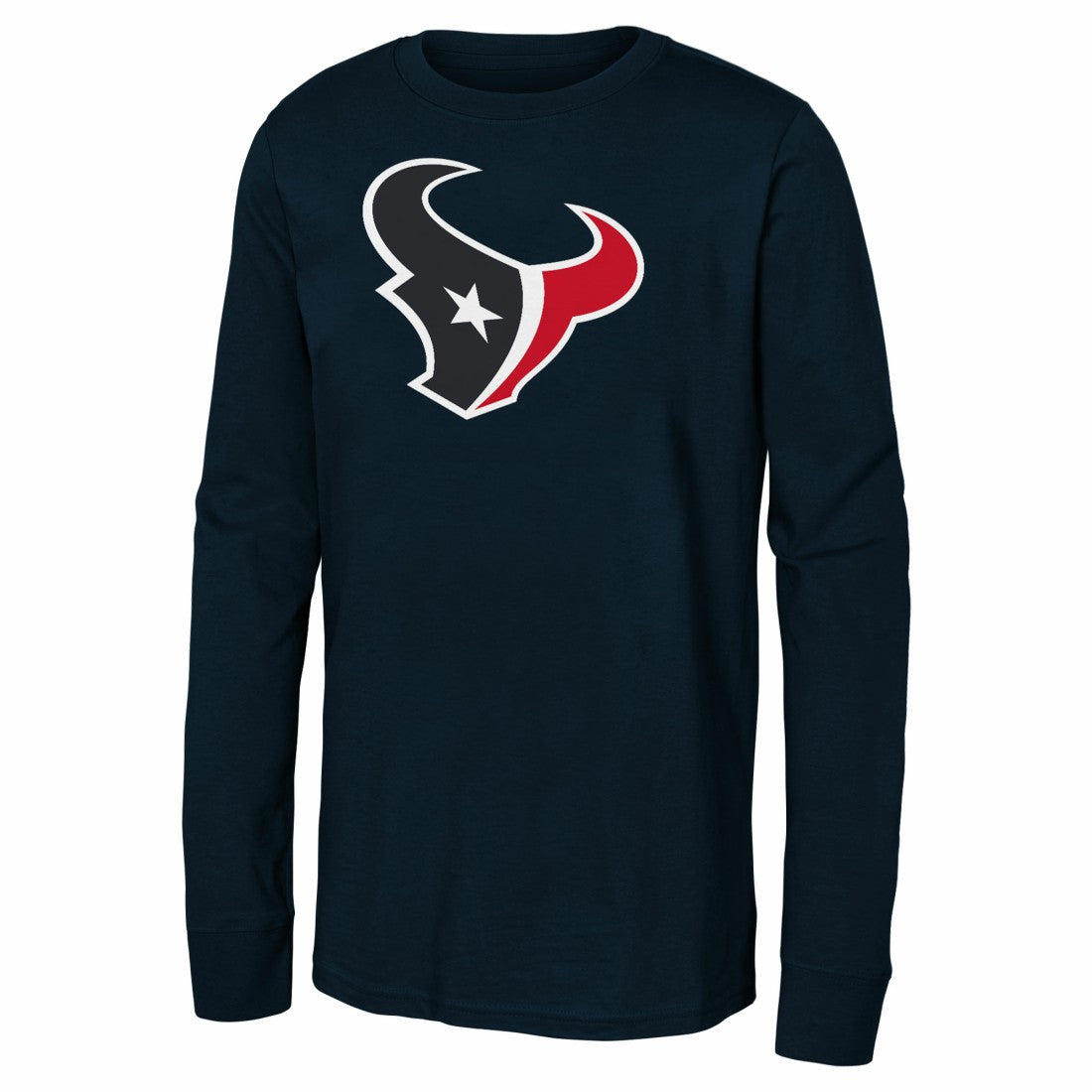 Houston Texans Youth Primary Logo Long Sleeve T-Shirt | NFL New