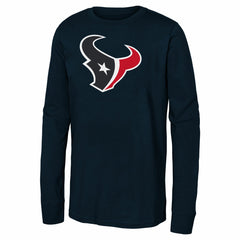 Houston Texans Youth Primary Logo Long Sleeve T-Shirt | NFL New
