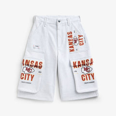 Kansas City Chiefs Off Season x NFL Women's Fleece Cargo Shorts | NFL Near me