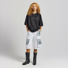 Philadelphia Eagles Off Season x NFL Women's Fleece Cargo Shorts | NFL New