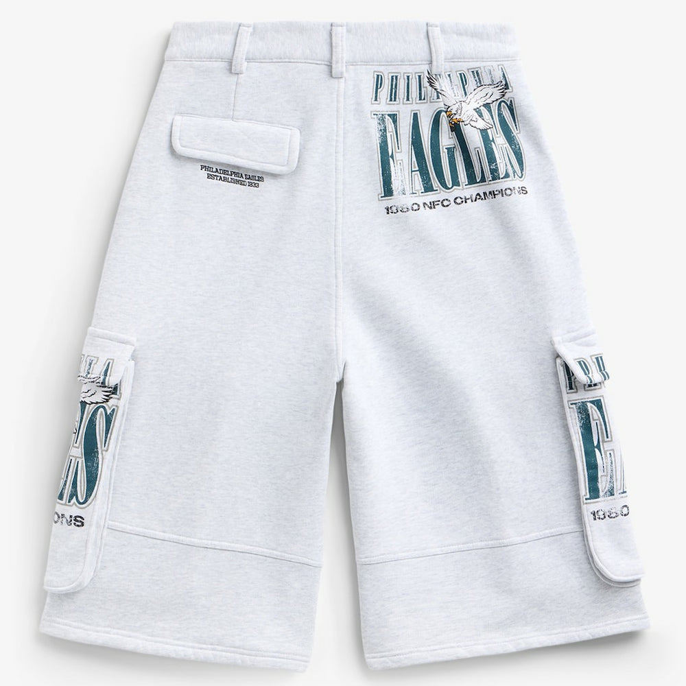 Philadelphia Eagles Off Season x NFL Women's Fleece Cargo Shorts | NFL New