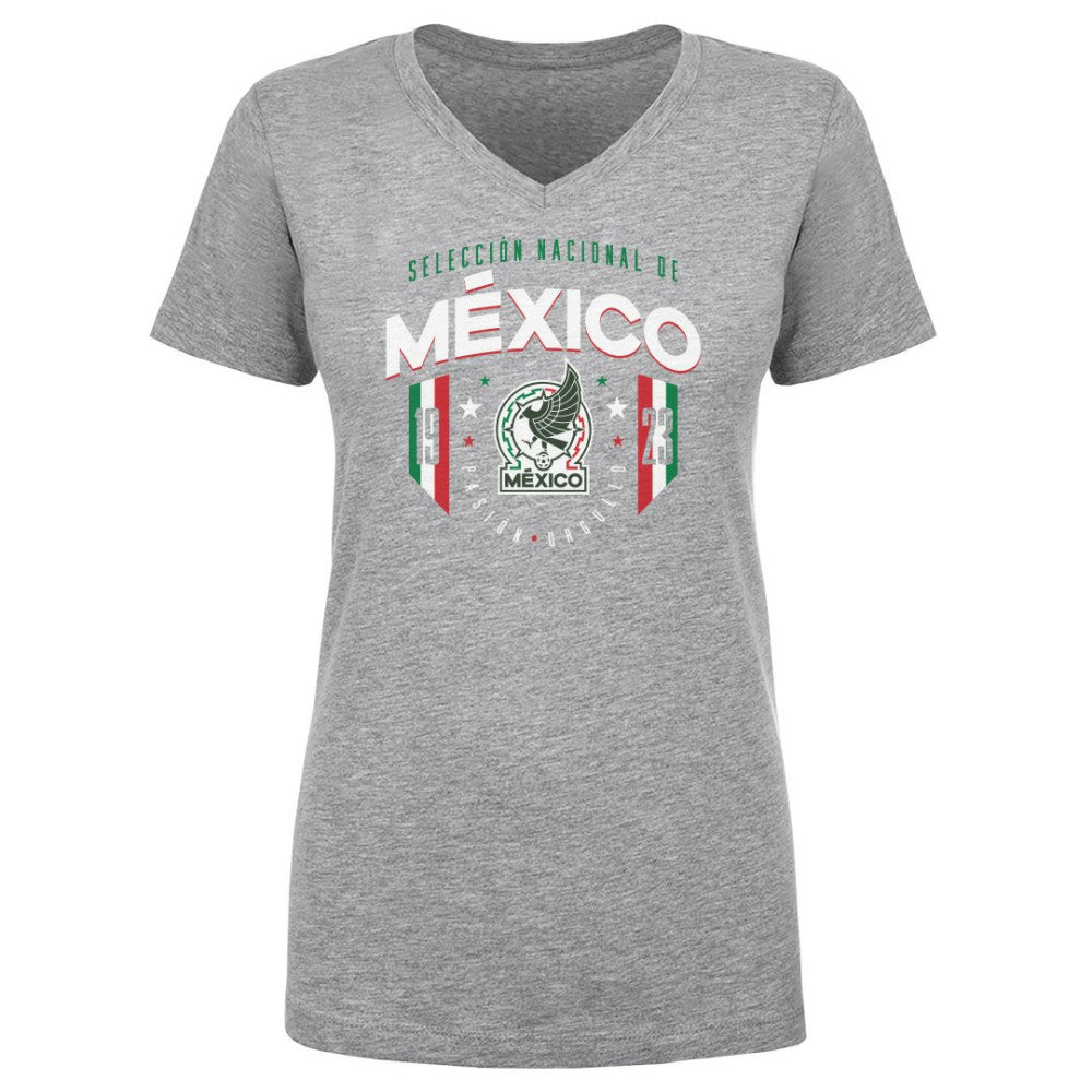 Mexico National Team 500 Level Women's V-Neck T-Shirt
