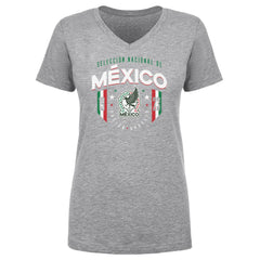 Mexico National Team 500 Level Women's V-Neck T-Shirt