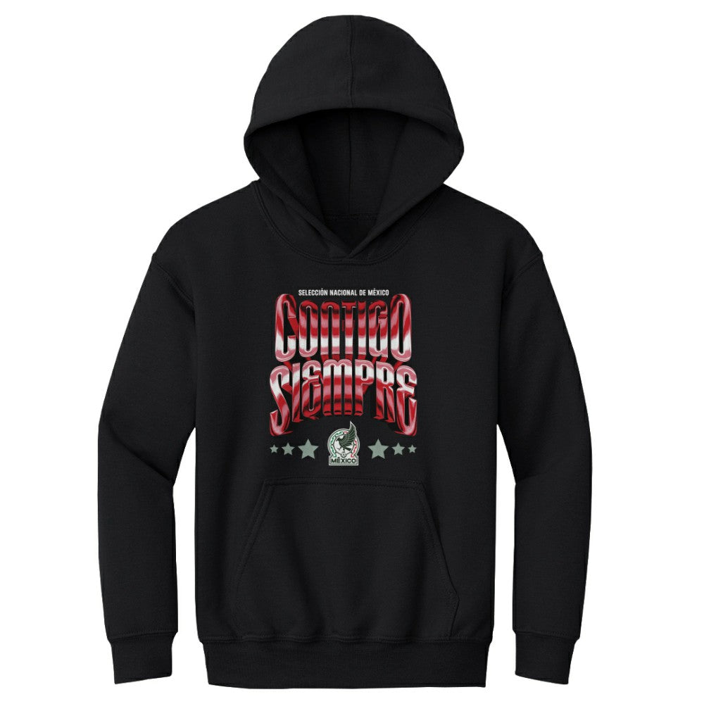 Mexico National Team 500 Level Youth Contigo Siempre Vintage Pullover Hoodie