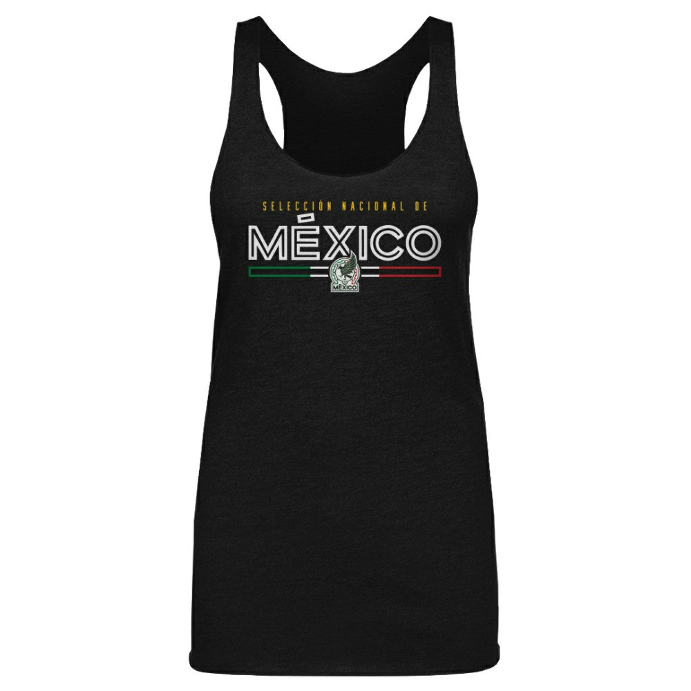 Mexico National Team 500 Level Women's Inline Tri-Blend Racerback Tank Top