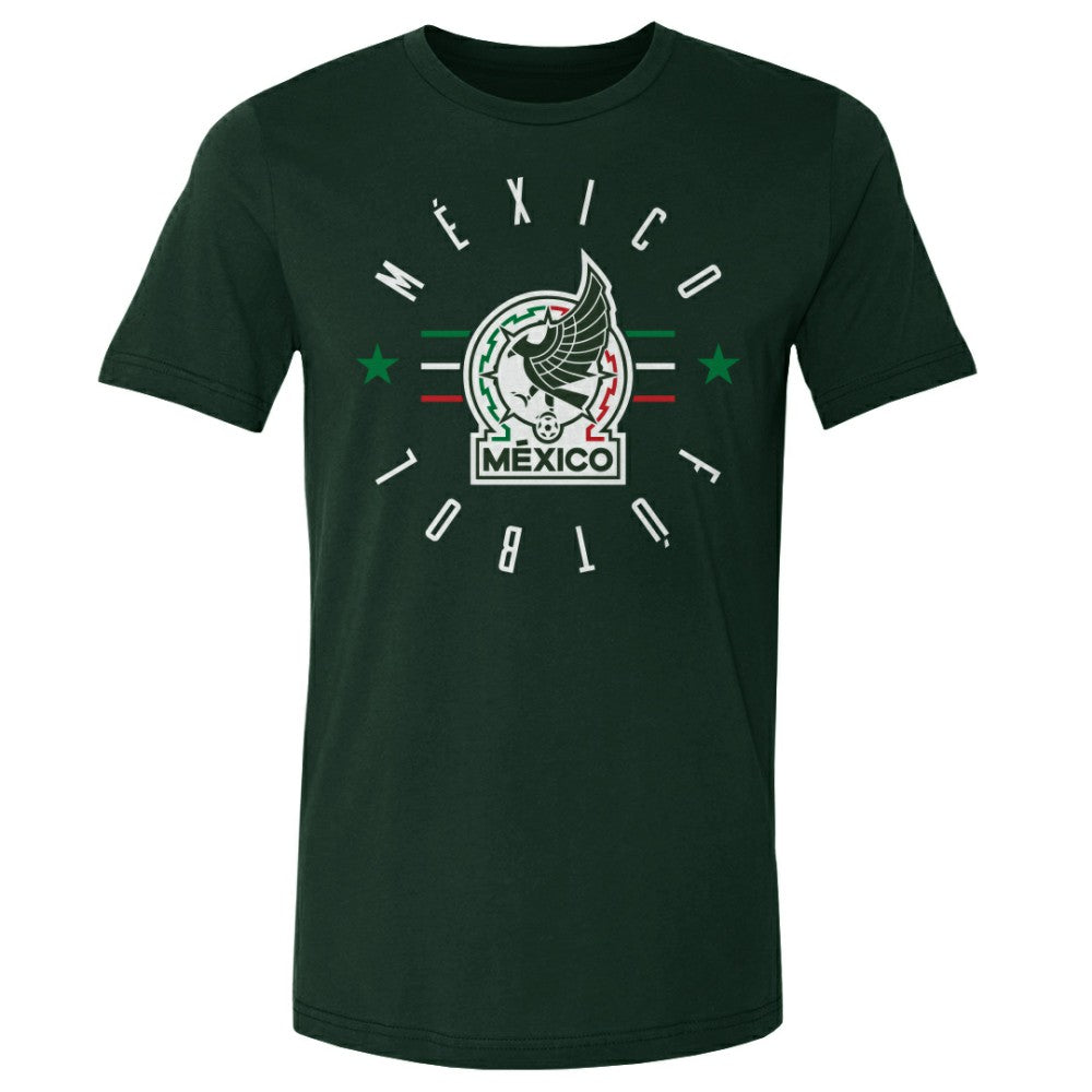 Mexico National Team 500 Level  Futbol T-Shirt for sale - Forest Green