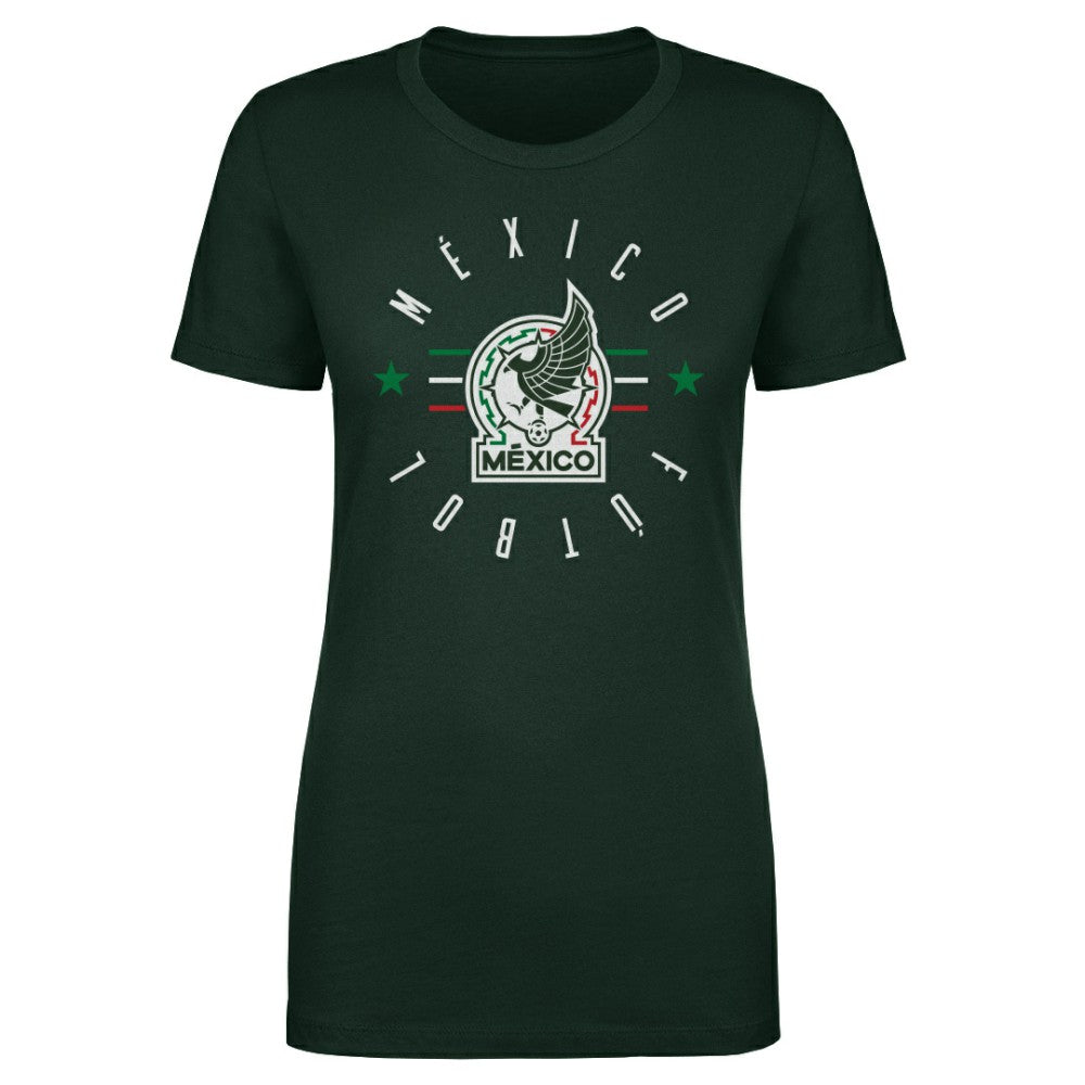Mexico National Team 500 Level Women's  Futbol T-Shirt for sale - Forest Green