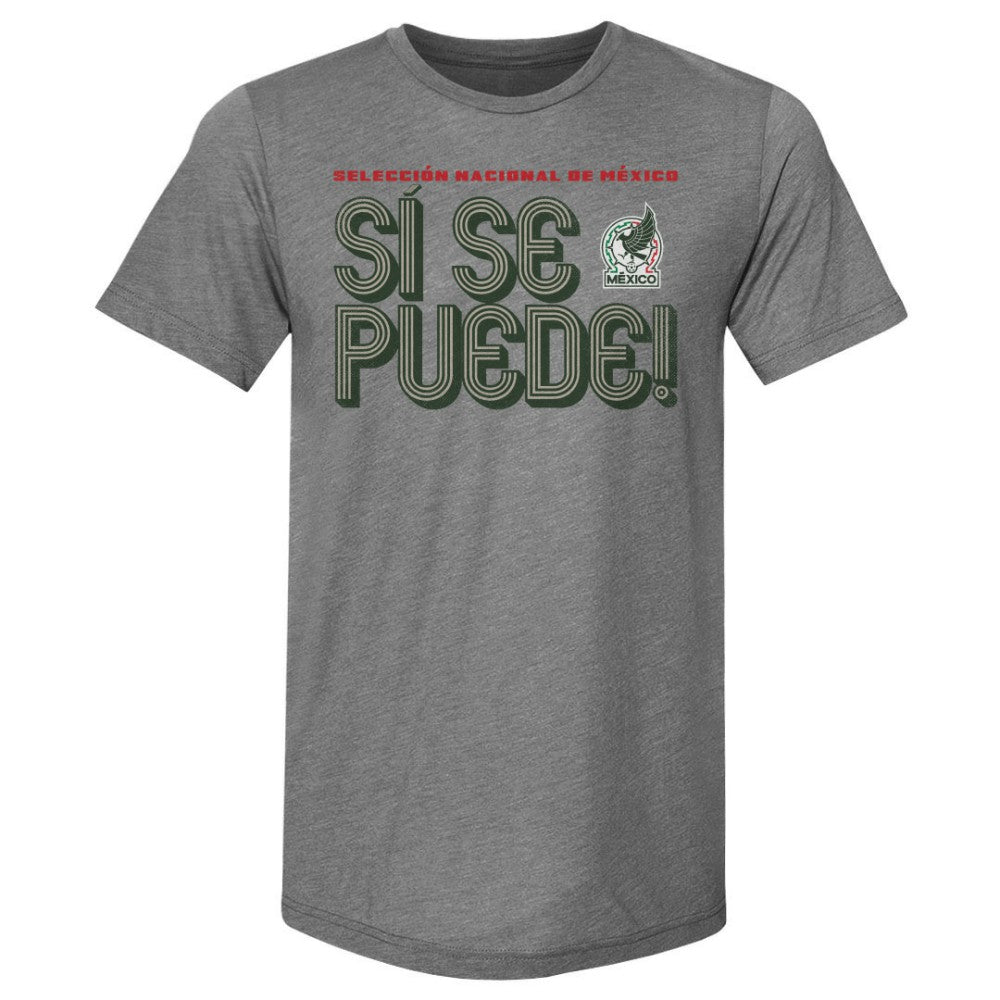 Mexico National Team 500 Level Si Se Puede Inline Bold Premium Tri-Blend T-Shirt