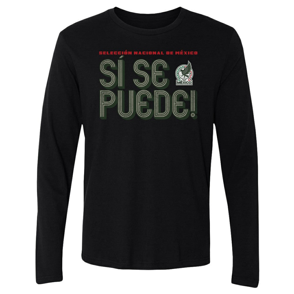 Mexico National Team 500 Level Si Se Puede Inline Bold Long Sleeve T-Shirt