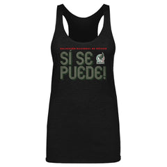 Mexico National Team 500 Level Women's Si Se Puede Inline Bold Tri-Blend Racerback Tank Top