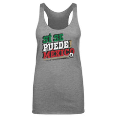 Mexico National Team 500 Level Women's Si Se Puede Tri-Blend Racerback Tank Top