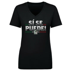 Mexico National Team 500 Level Women's Si Se Puede V-Neck T-Shirt