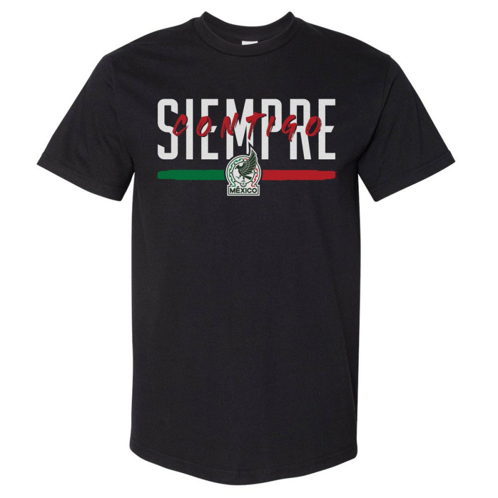 Mexico National Team 500 Level Siempre Contigo Heavyweight T-Shirt