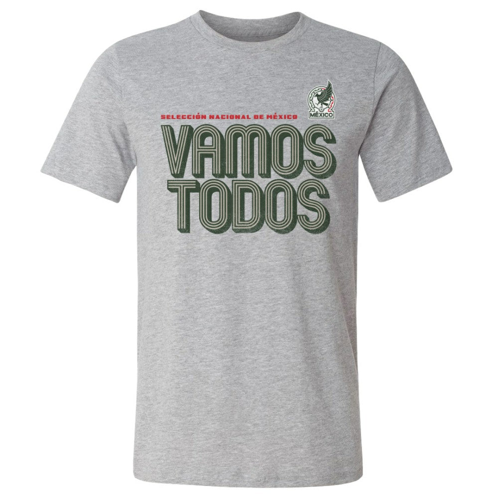 Mexico National Team 500 Level Vamos Todos Inline Bold Cotton T-Shirt