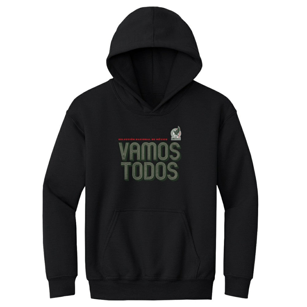 Mexico National Team 500 Level Youth Vamos Todos Inline Bold Pullover Hoodie