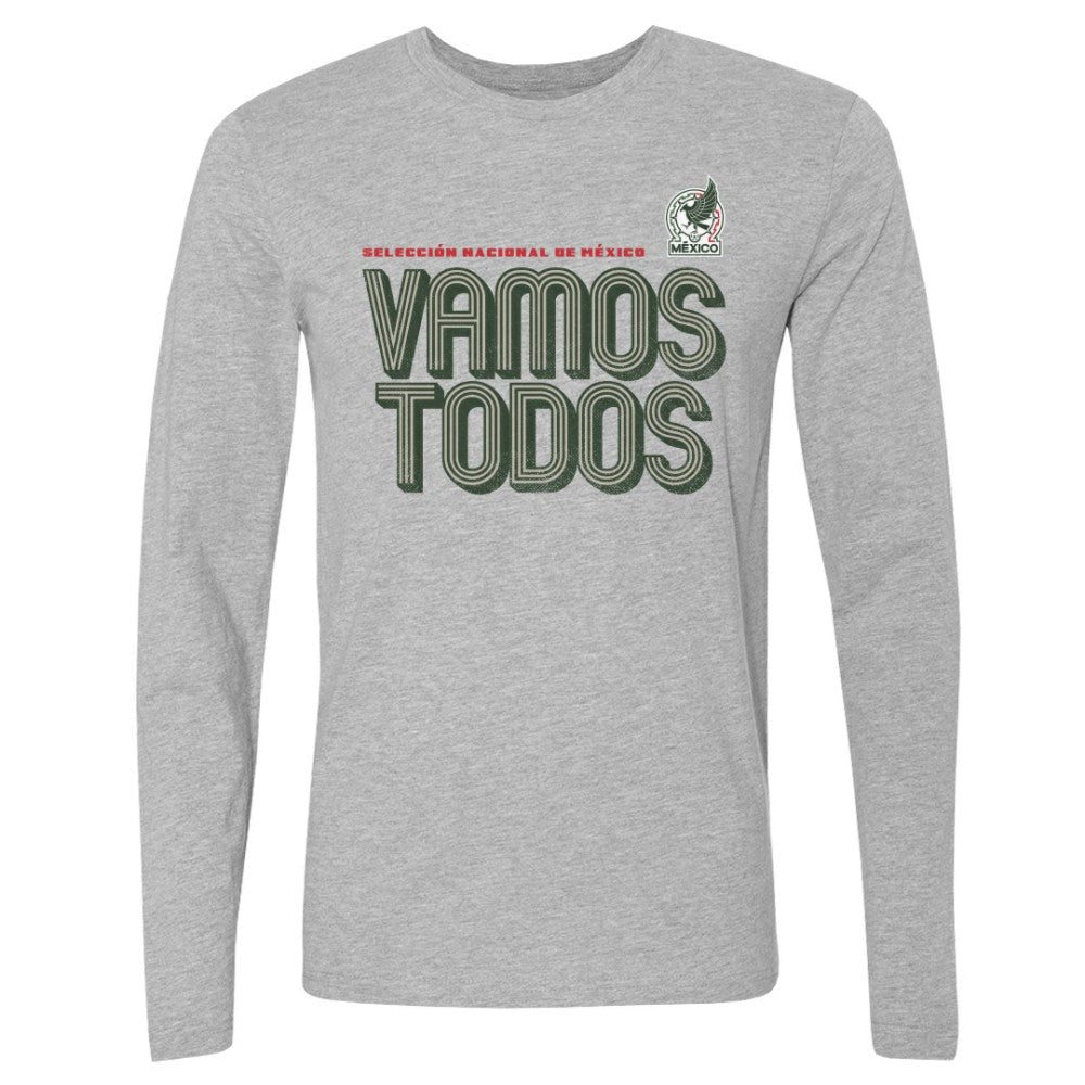 Mexico National Team 500 Level Vamos Todos Inline Bold Long Sleeve T-Shirt