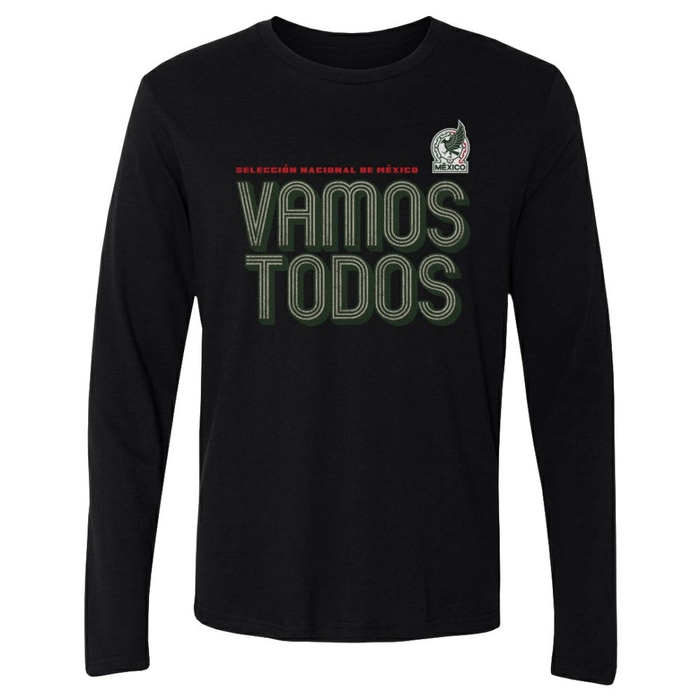 Mexico National Team 500 Level Vamos Todos Inline Bold Long Sleeve T-Shirt