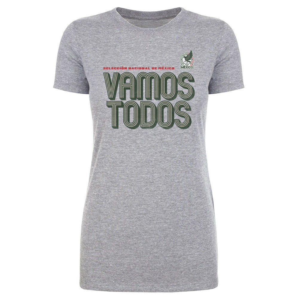 Mexico National Team 500 Level Women's Vamos Todos Inline Bold T-Shirt