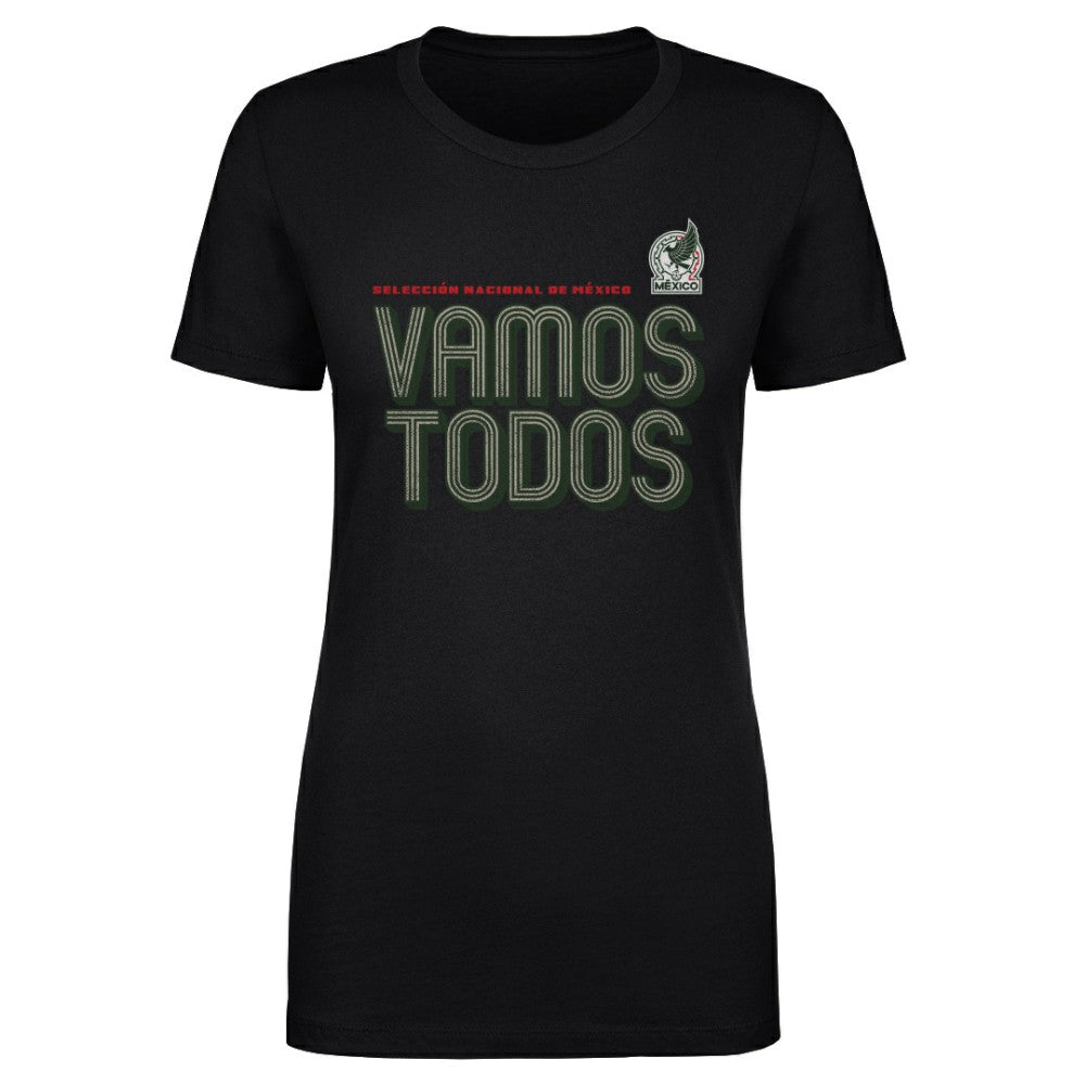 Mexico National Team 500 Level Women's Vamos Todos Inline Bold T-Shirt