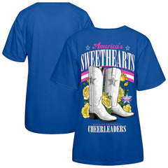 Dallas Cowboys Cheerleaders Women's Sweetheart Boots T-Shirt | NFL Discount