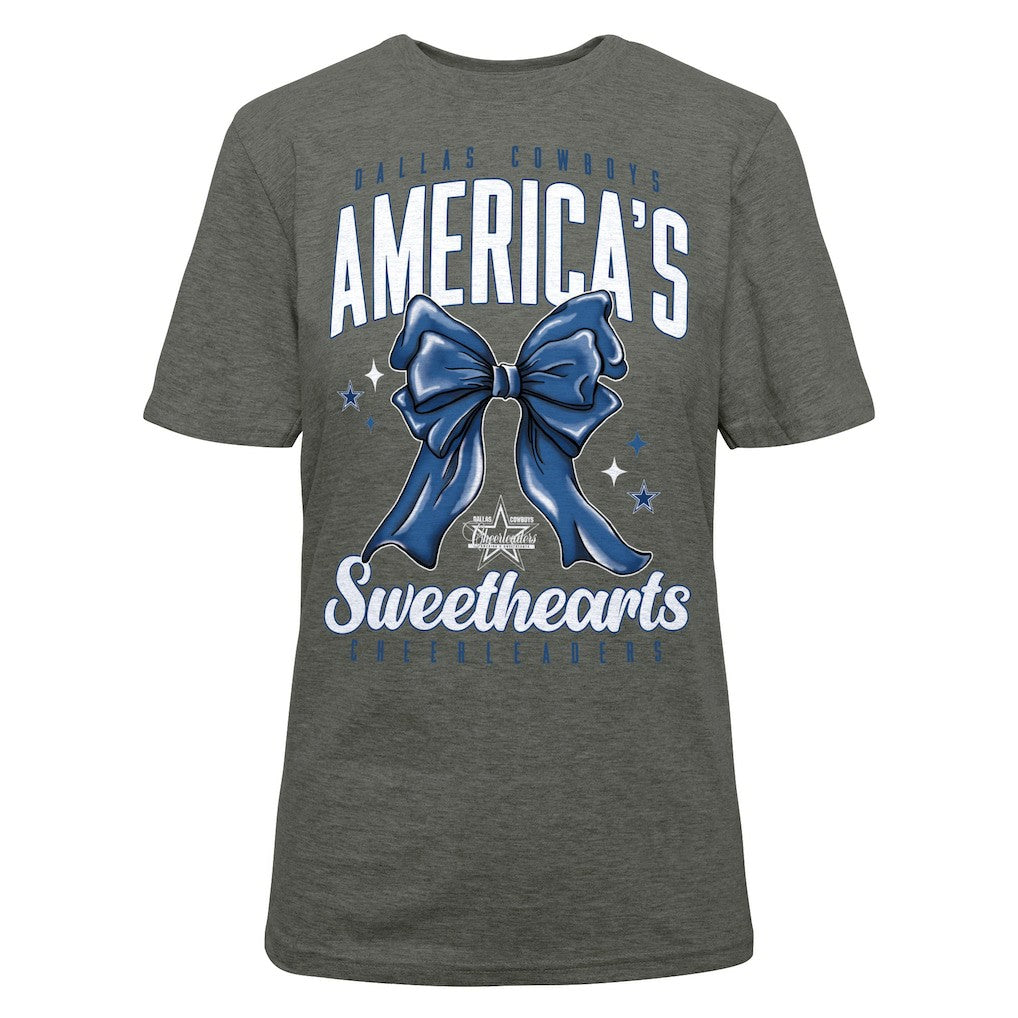 Dallas Cowboys Cheerleaders Women's Sweetheart Bow T-Shirt | NFL Online
