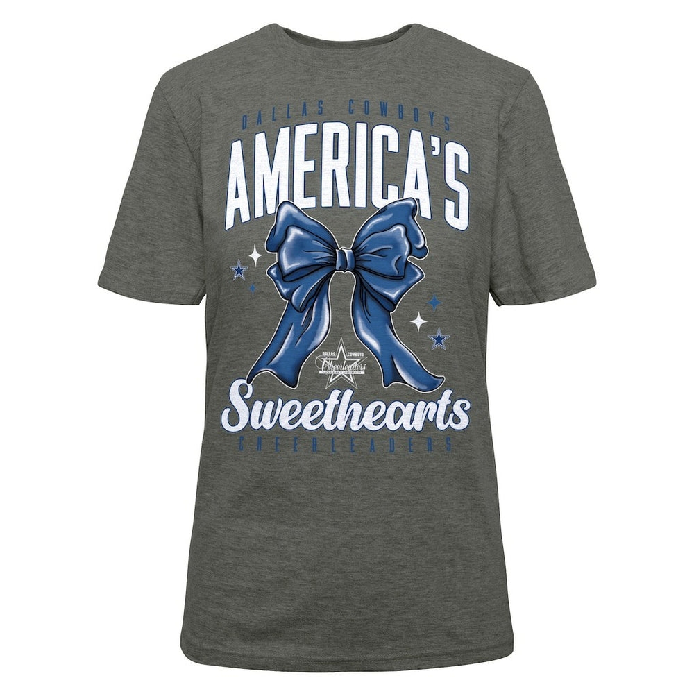 Dallas Cowboys Cheerleaders Women's Sweetheart Bow T-Shirt | NFL Online