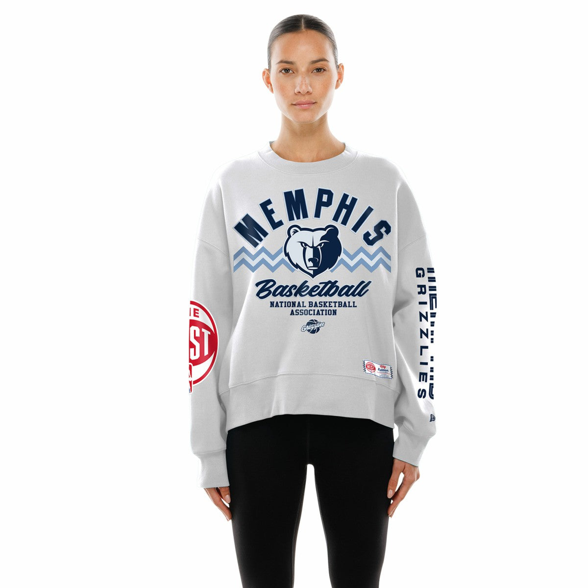 White Memphis Grizzlies Women's 2025/26 City Edition Sweatshirt | NBA