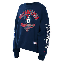 Navy Philadelphia 76ers Women's 2025/26 City Edition Sweatshirt | NBA