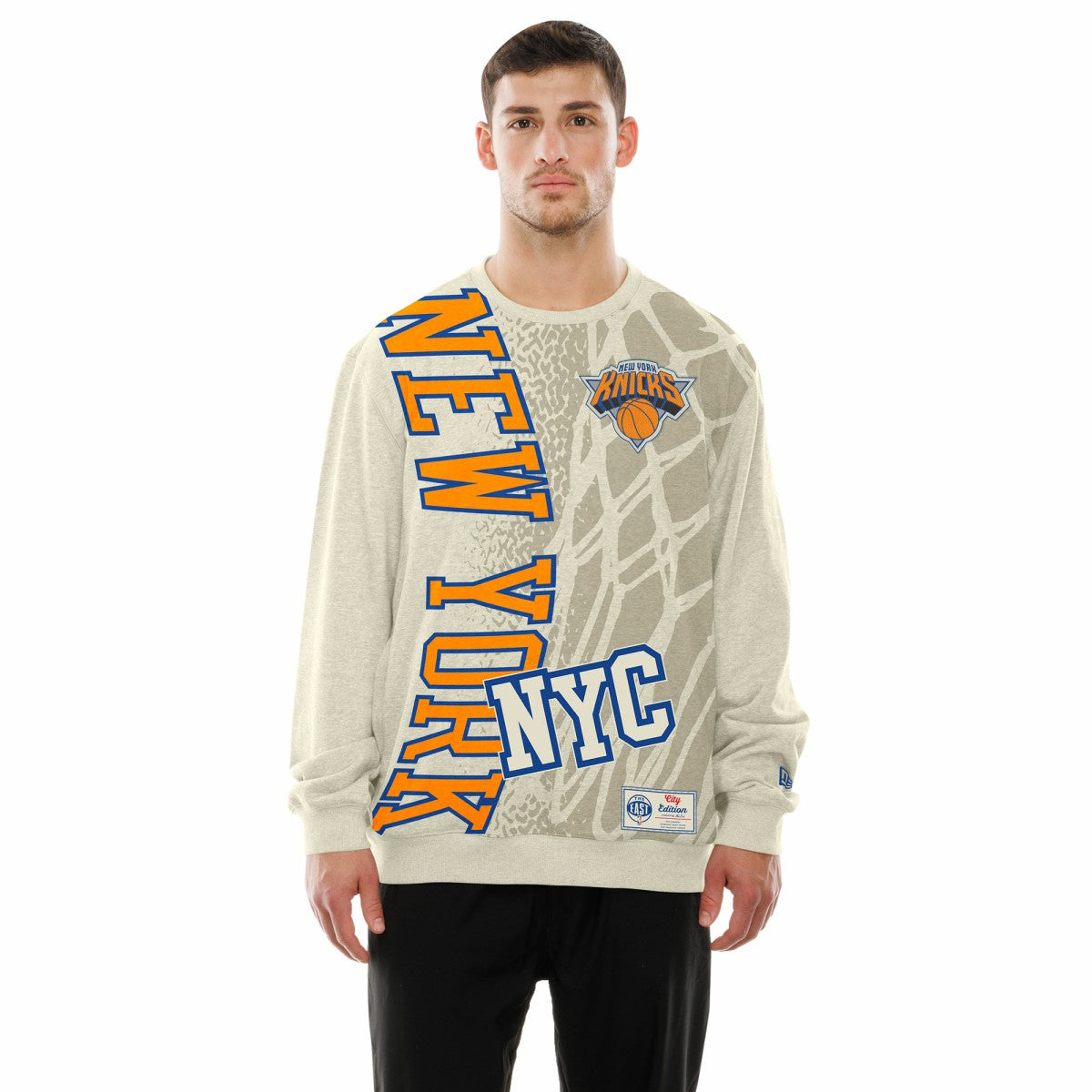 Tan New York Knicks 2025/26 City Edition Sweatshirt | NBA