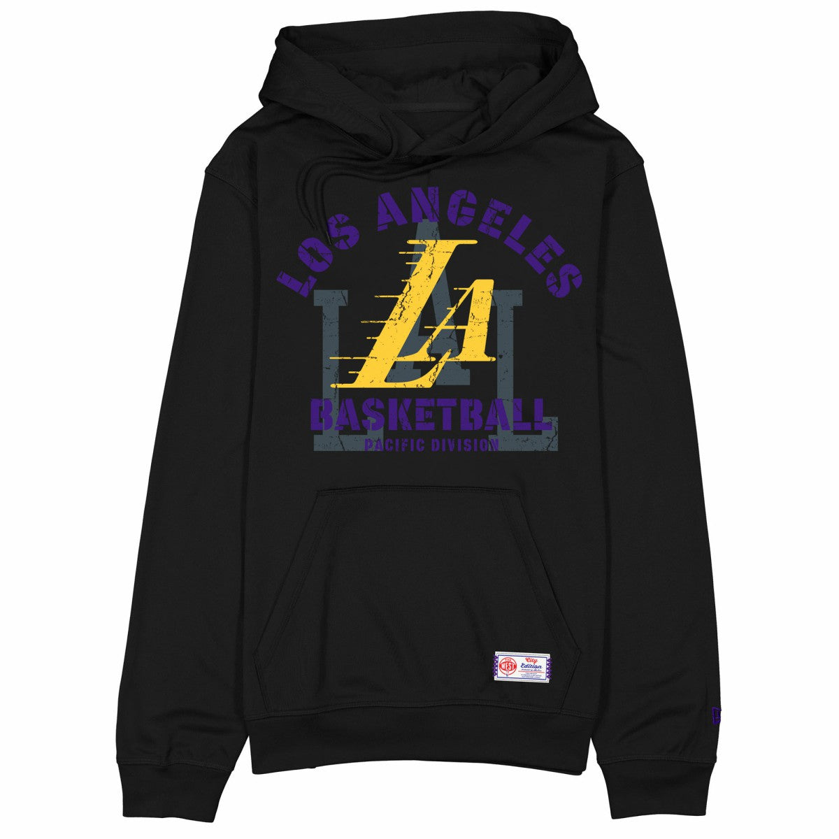 Black Los Angeles Lakers 2025/26 City Edition Fleece Hoodie | NBA