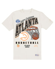 Cream Atlanta Hawks Oversized City Edition Remix Vintage T-Shirt | NBA