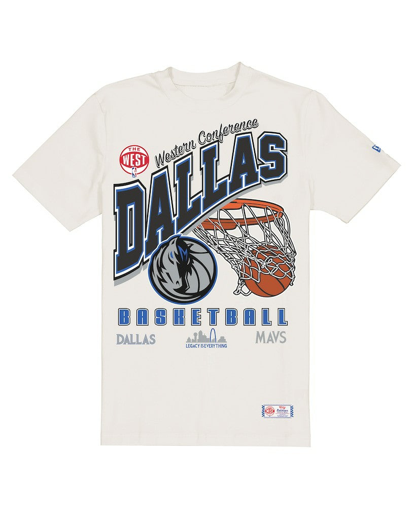 Cream Dallas Mavericks Oversized City Edition Remix Vintage T-Shirt sale | NBA