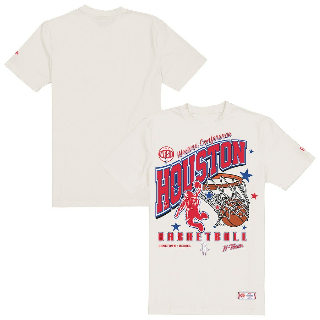 Cream Houston Rockets Oversized City Edition Remix Vintage T-Shirt sale | NBA