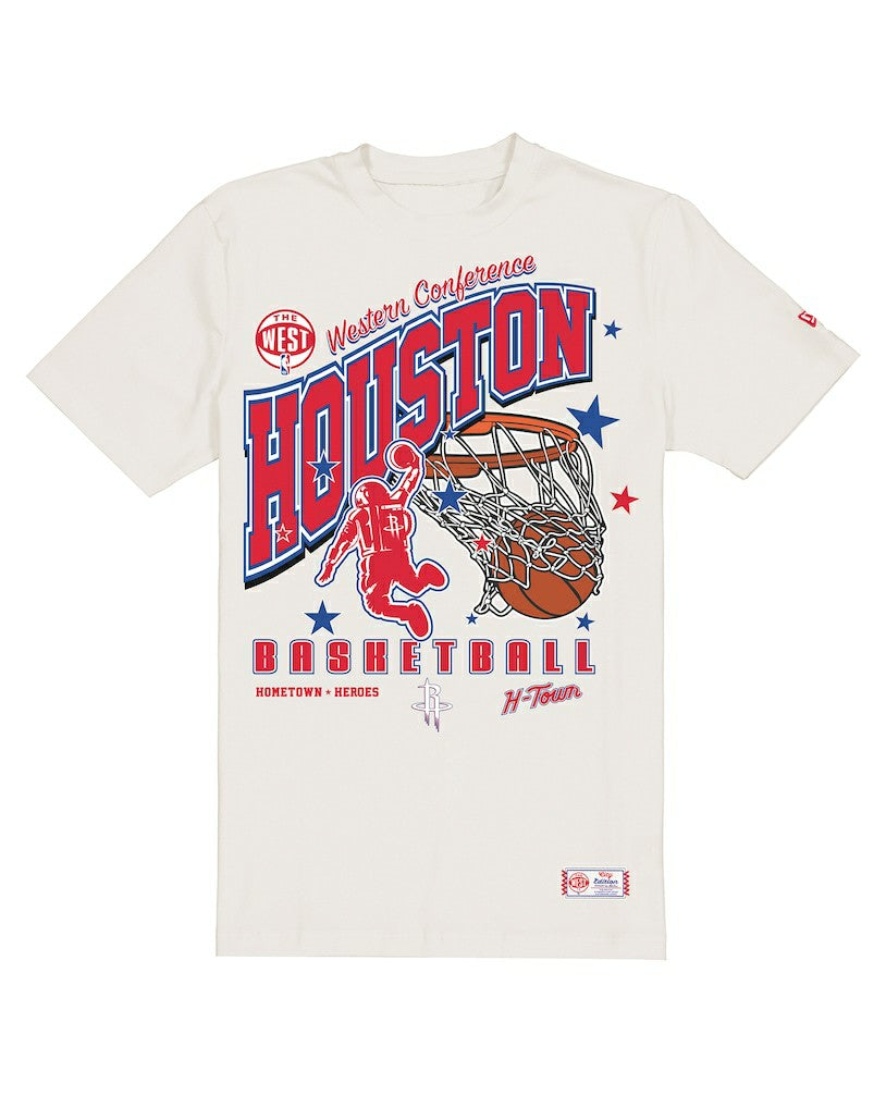 Cream Houston Rockets Oversized City Edition Remix Vintage T-Shirt sale | NBA