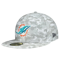Miami Dolphins 2025 Salute to Service Fan Pack 59FIFTY Fitted Hat | NFL Outlet