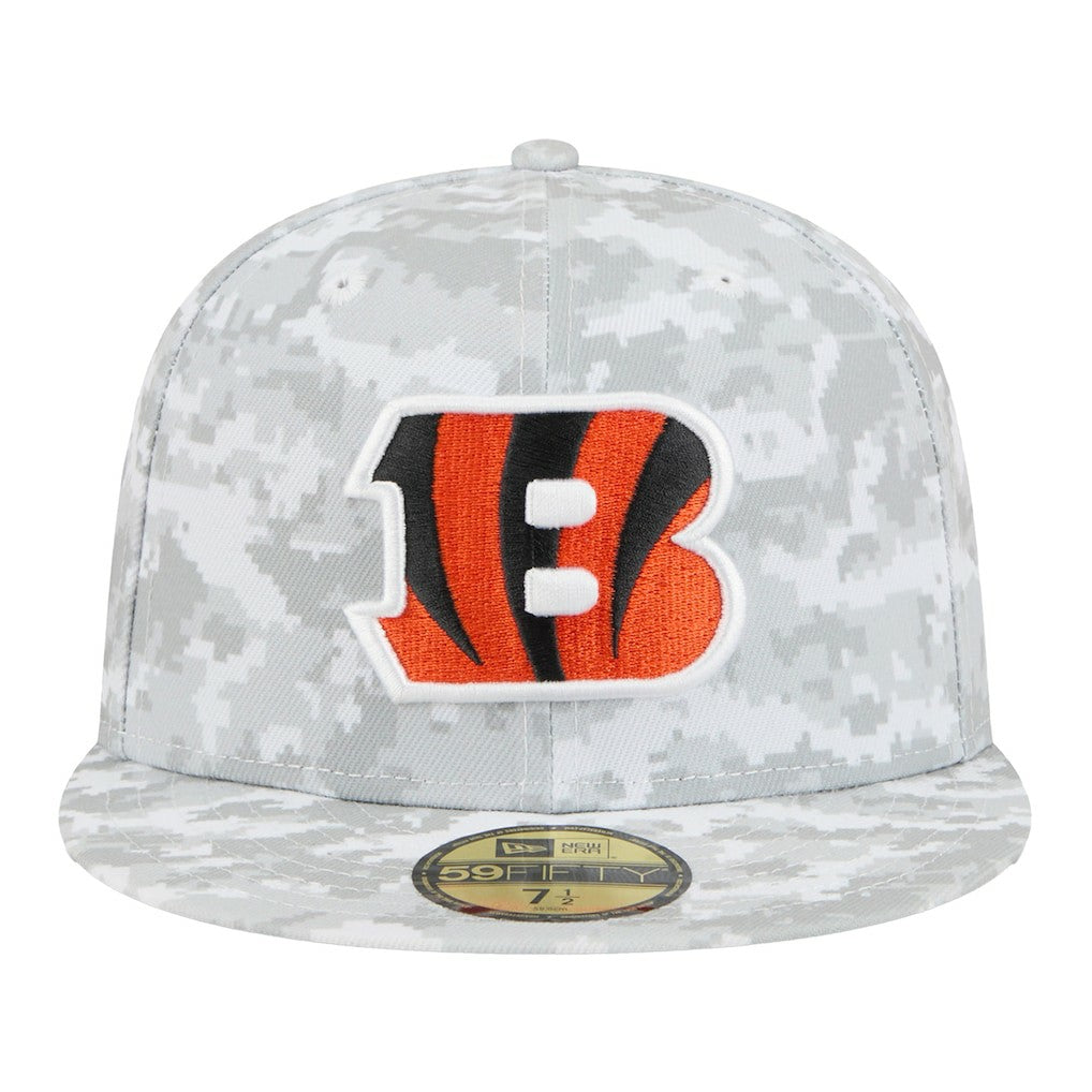 Cincinnati Bengals 2025 Salute to Service Fan Pack 59FIFTY Fitted Hat | NFL Outlet