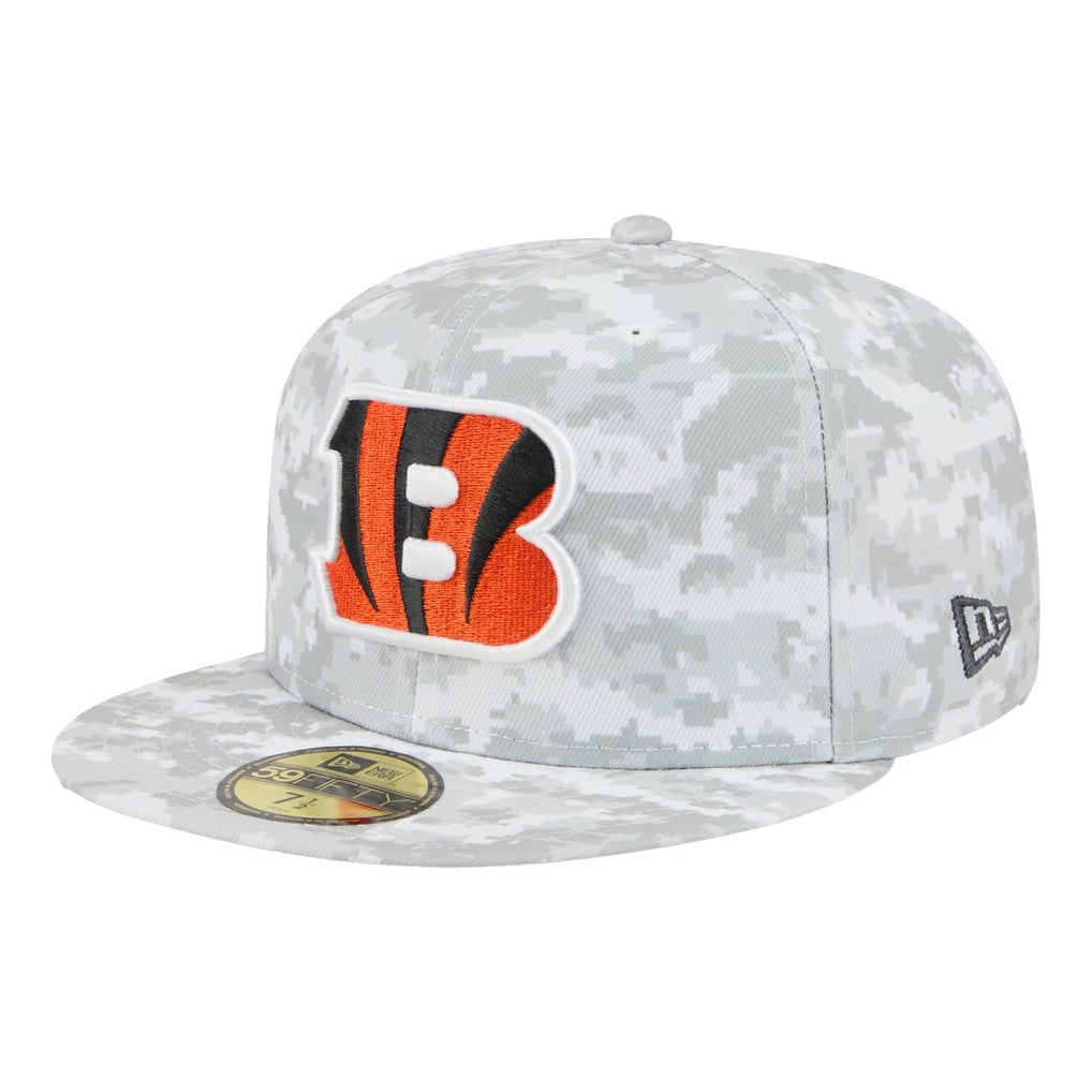 Cincinnati Bengals 2025 Salute to Service Fan Pack 59FIFTY Fitted Hat | NFL Outlet