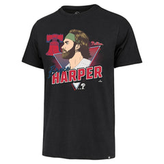 Bryce Harper Philadelphia Phillies '47 Player Caricature Franklin T-Shirt - MLB T-shirts