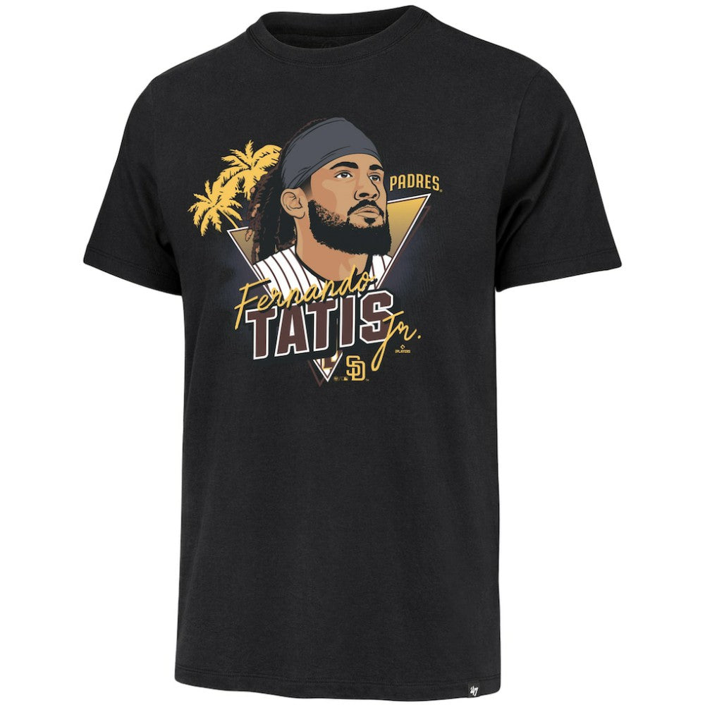Fernando Tatis Jr. San Diego Padres '47 Player Caricature Franklin T-Shirt - MLB T-shirts