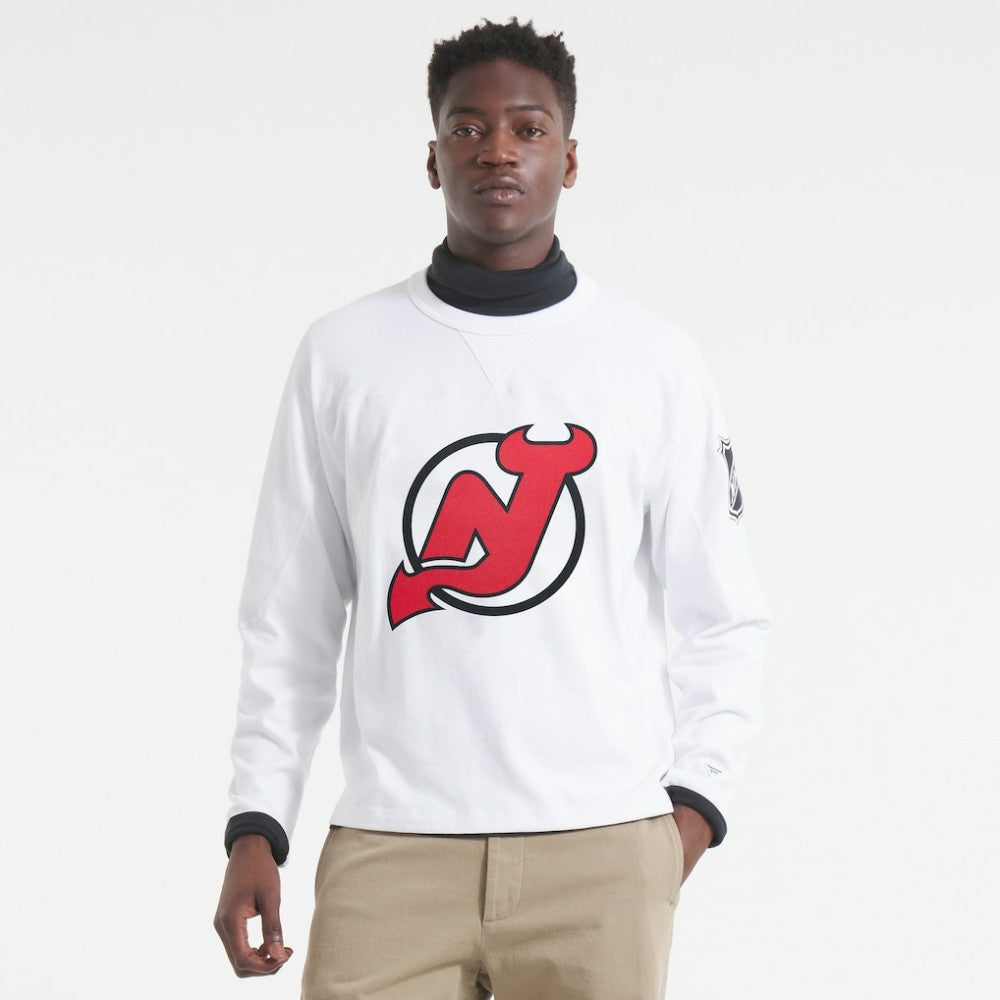 New Jersey Devils Todd Snyder Heavyweight Long Sleeve Jersey Style T-Shirt -  NHL T-shirts