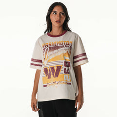 Washington Commanders The Wild Collective Women's Vintage Drop Shoulder Oversized Boyfriend T-Shirt | NFL Online