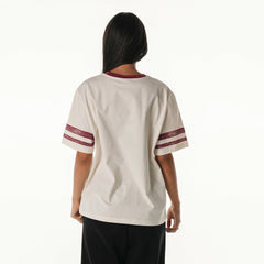 Washington Commanders The Wild Collective Women's Vintage Drop Shoulder Oversized Boyfriend T-Shirt | NFL Online