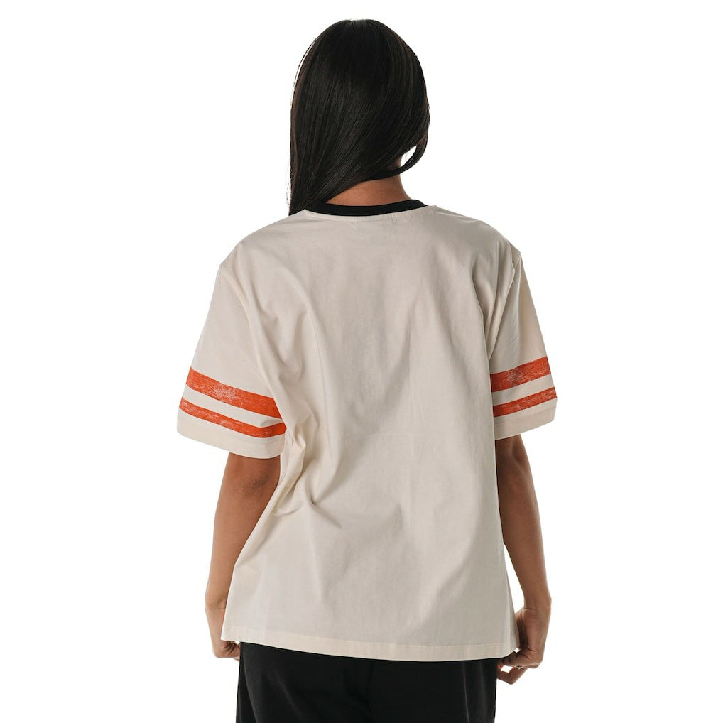 Cincinnati Bengals The Wild Collective Women's Vintage Drop Shoulder Oversized Boyfriend T-Shirt | NFL On sale